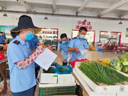 咸阳市农业农村局联合市市场监管局开展食用农产品监测抽检